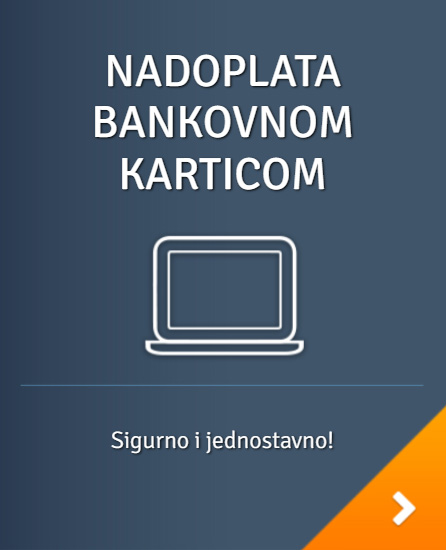 nadoplata bank karticom staro